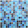 Wild Blue Yonder Glass Mosaic TIle Blend