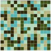 3/4 inch glass mosaic tile blend:   Vintage Silhouette Glass Mosaic Tile Blend, CLB-050
