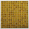 Kaleidoscope  Color Sheer 3/4 in. Transparent Glass Mosaic Tile  in Citrine