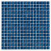 Kaleidoscope  Color Sheer 3/4 in. Transparent Glass Mosaic Tile  in Sailing