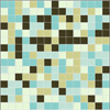 Great Taste: Blue Fenugreek, from the  Great Tastes Series of Kaleidoscope Glass Mosaic Tiles