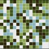 Kaleidoscope  Colorways   Naturalist Blend Glass Mosaic Tilev