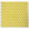 Lift - Yellow Lyric Wafer Glazed Penny Round Tiles