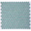 Wink - Aqua Turquoise Lyric Wafer Glazed Penny Round Tiles