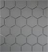 Steel Gray 2: Unglazed Porcelain Hexagon TIie