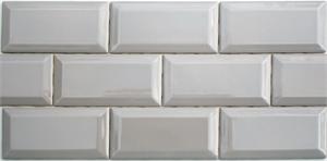 Gray Bevelled 3 x 6 Subway Tile from the Lyric Revival Series at Mosaic Tile Supplies