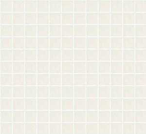 1 x 1 Unglazed Porcelain Mosaic Tile - Ivory