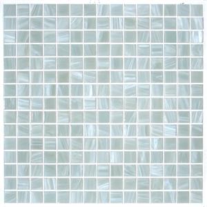 Variegated Gray Glass Mosaic Tile - Grey Goose - Kaleidoscope ColorSwirl Glass Tile