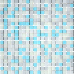 Cote D'Azur 15mm (5/8 inch) Glass Mosaic Tile Blend