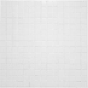 Kaleidoscope Color Grove Glass Mosaic Tile in Pure White