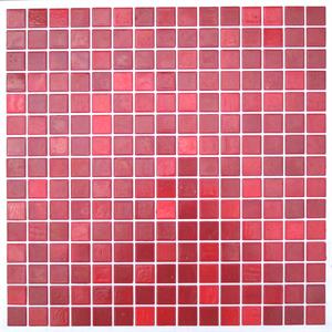 Kaleidoscope Color Grove Scarlet Red Glass Mosaic Tile