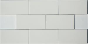 African Ivory Glazed Rectified Subway Tiles 