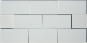 Himalayan Ice Glazed Rectified Subway Tiles