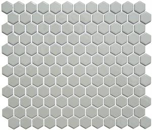Lyric Modern Mosaics - Cement Gray Hexagon Tiles