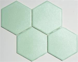 Lyric Revival 4 1/4 inch. Hex Tiles in After Dinner Mint Green