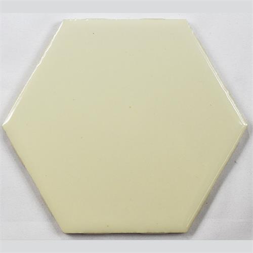 4 inch Cream Hex Tile