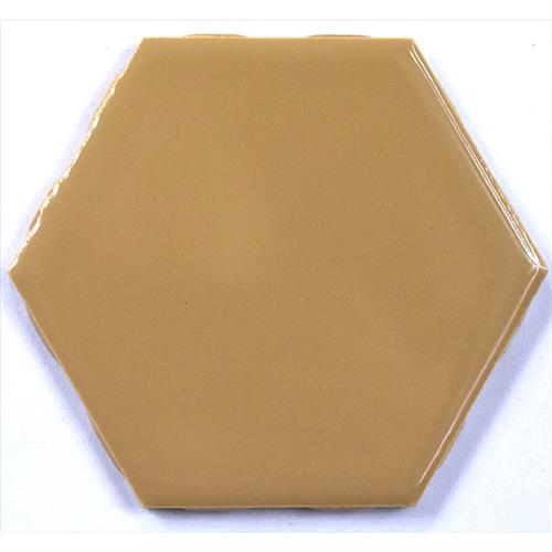 4" Hex Tile in Nankeen Beige