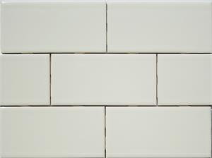 Handmade in the U.S. Ceramic Subway tile in Soft White