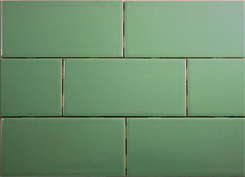 Lyric Revival Verdigris Green 3 x 6 Subway TIle