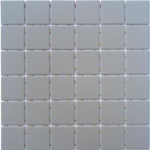 Lyric Unglazed Porcelain 2 x 2 Mosaic Floor Tile in Cliff Gray