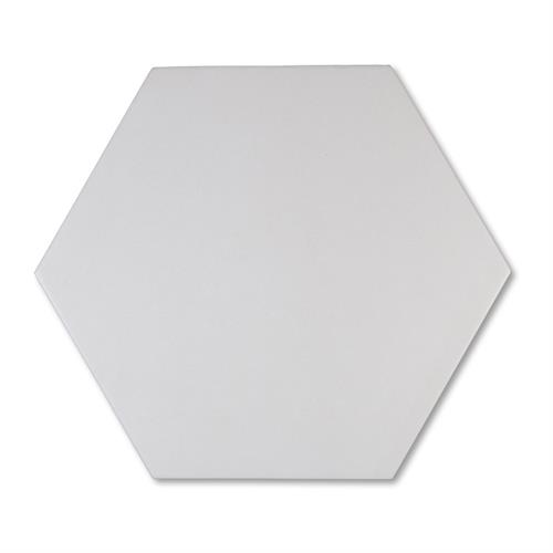 Lyric Grounded Collection 8 x 9 Hexagon Floor Tile - Ash Gray Matte