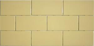 Light Yellow Mid-Century 3 x 6 Subway Tile from the Lyric Revival Series at Mosaic Tile Supplies