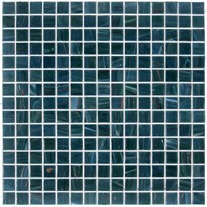 Metallic Gray Glass Mosaic Tile 3/4"