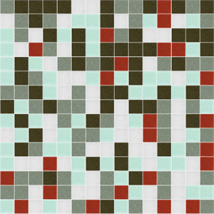 3/4 inch glass mosaic tile blend:   Recreation Glass Tile Blend, CLB-034 NEW!