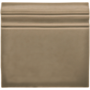 Italian Leather Glazed 6 inch Baseboard Tile