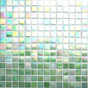 Iridescent Glass Mosaic Tile - Runway Red - Kaleidoscope ColorGlitz