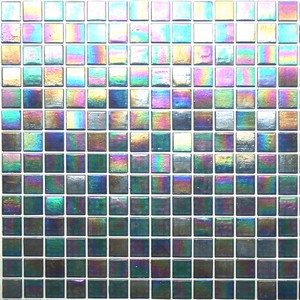 Iridescent Glass Mosaic Tile - Backstage Blue - Kaleidoscope ColorGlitz