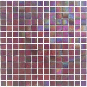 Iridescent Glass Mosaic Tile - Runway Red - Kaleidoscope ColorGlitz