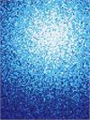 Kaleidoscope Color Shift Glass Mosaic Tile Gradient Design - Blue Moon Radial Top Right