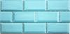 Aqua Blue Bevelled 3 x 6 Subway Tile from the Lyric Revival Series at Mosaic Tile Supplies