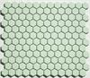 1 inch Satin Glazed Mint Green Hexagon Tile