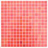 Kaleidoscope Color Grove Flame Orange Glass Mosaic Tile