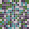 3/4 inch glass mosaic tile blend:   Kew Gardens Frosted Glass Tile Blend, CLB-033 NEW!