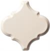 Lyric Artisan Collection Beveled Arabesque Tile in African Ivory
