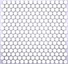 Lyric Building Basics - Stark White Satin Glazed Penny Tile