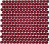 Mulberry Penny Tile from the Lyric Modern Mosaics Collection