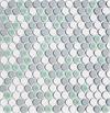 Dream On Penny Round Mosaic Tile 