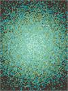 Kaleidoscope Color Shift Glass Mosaic Tile Gradient Design - Loft Radial Center