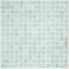  Aura Aventurine Metallic Whisper Blue Glass Mosaic Tile -