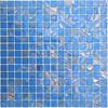  Aura Aventurine Blue Metallic Glass Mosaic Tile - Blue Suede