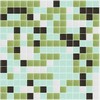 3/4 inch glass mosaic tile blend:   Spa Day Mosaic Tile Blend, CLB-110 NEW!