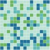 3/4 inch glass mosaic tile blend:   Sprightly Mosaic Tile Blend, CLB-111 NEW!