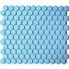 Turquoise Hex Tile- Satin Glazed Porcelain Hexagons