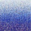 White to Cobalt Blue Iridescent Glass Mosaic Tile Gradient