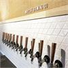 White triangle tile backsplash by WaypostBeer