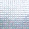 Iridescent Glass Mosaic Tile - Walk of Fame White - Kaleidoscope ColorGlitz